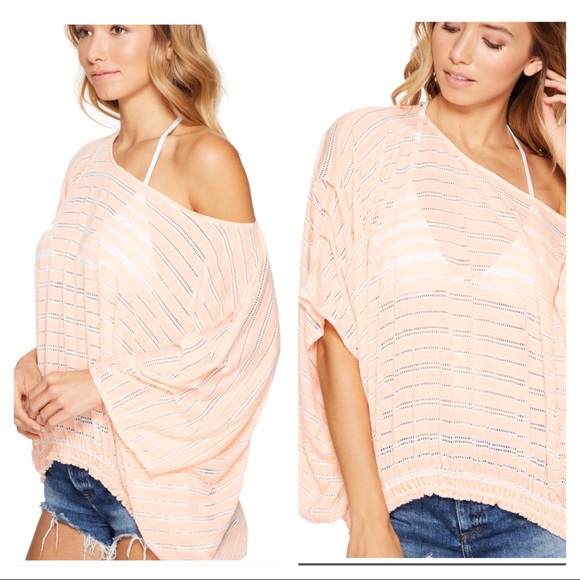 Free People Azalea Eyelet Stripe Top - Picture 3 of 8